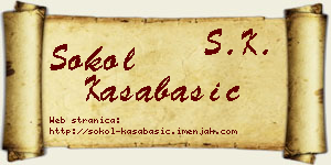 Sokol Kasabašić vizit kartica
